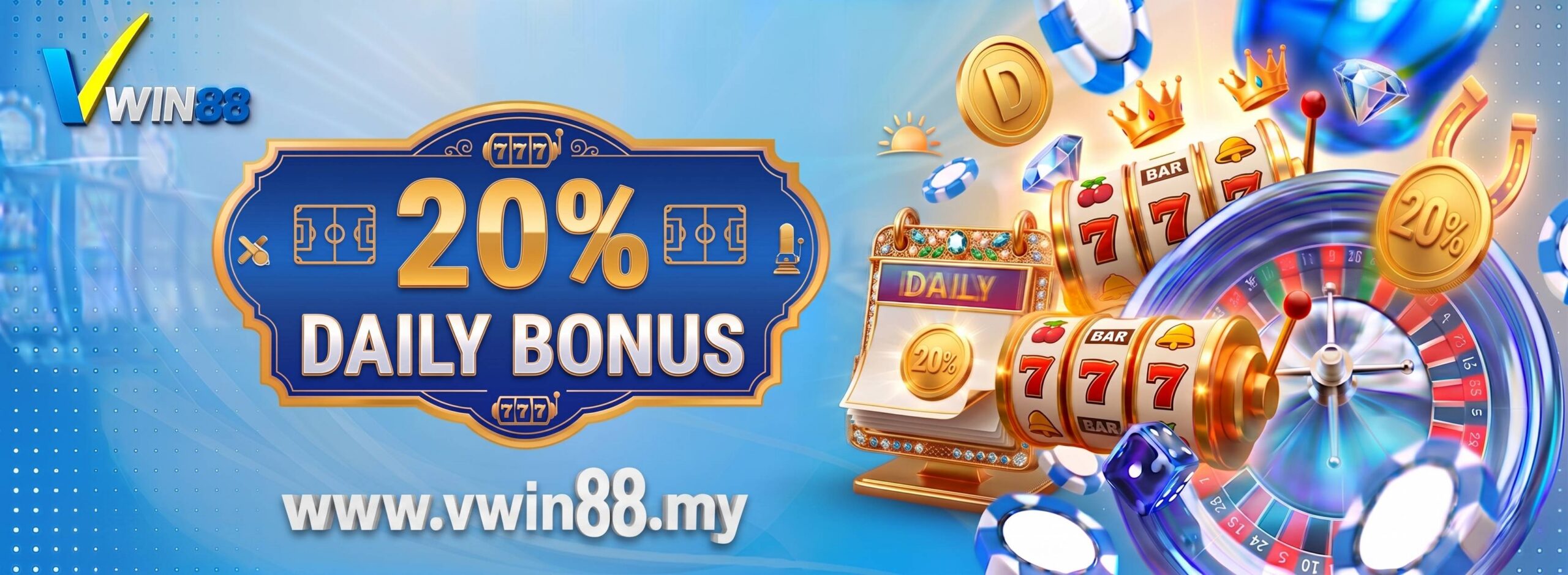 Promotion Vwin 20% Daily Bonus